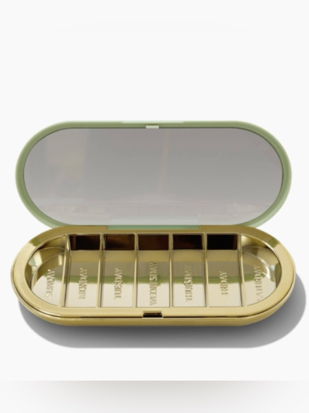 Dosey 7-Day Pill Compact - Mint Green - Picture 2 of 3